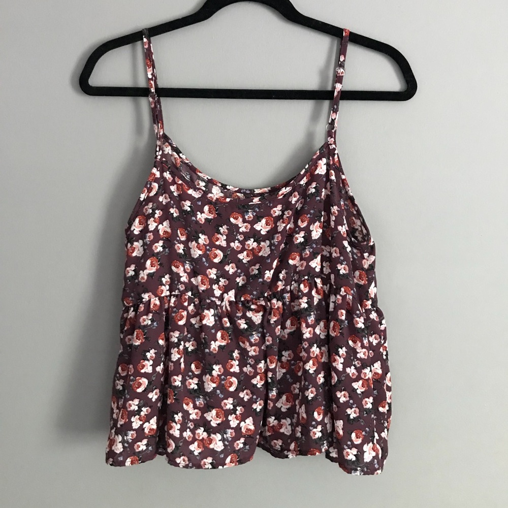 Nordstrom Floral Baby Doll Tank